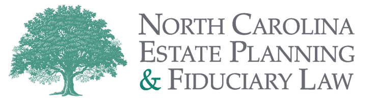 North Carolina Estate Planning & Fiduciary Law; James E. Hickmon, PC graphic logo which links to the home page of this website